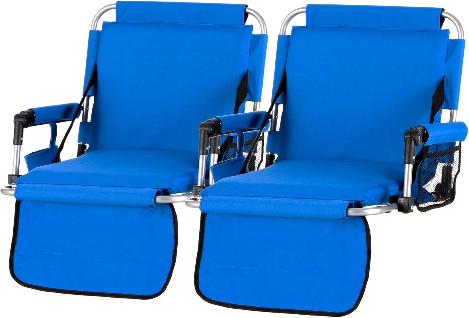 Portable Folding Stadium Seat for Bleachers with Armrest