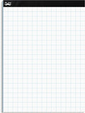 Graph Paper 2x2 8.5x11 Pad - 55 Sheets Durable Grid Paper