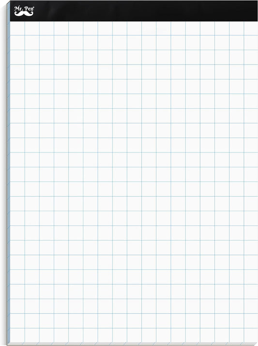 Mr. Pen Graph Paper Pad - Precision 2x2 Grids - Ideal for Math and Graphing!