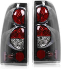 Tail Light Black Compatible With 1999-2006 Chevy Silverado - Direct