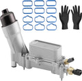 XINLIN 926-876 Upgraded Aluminum Oil Filter Housing with Oil Cooler