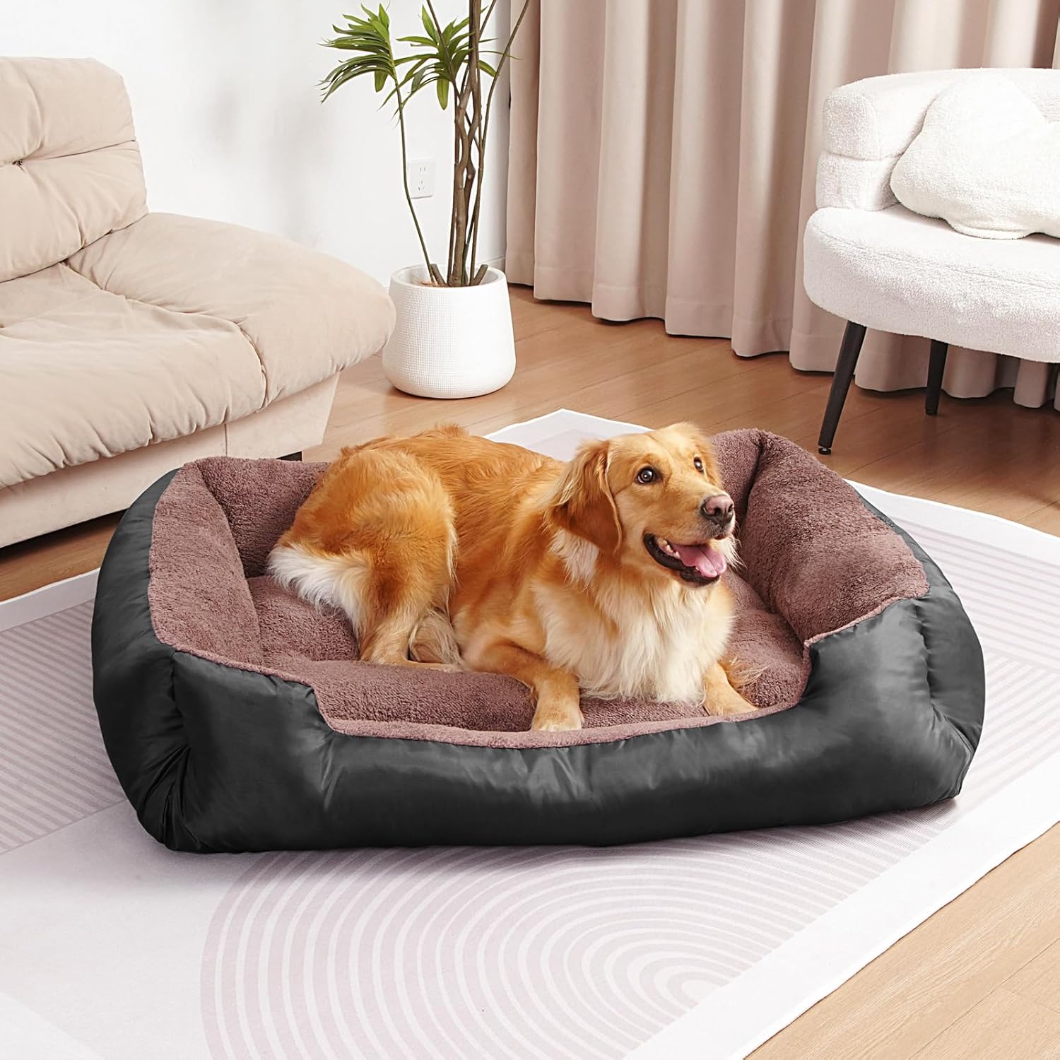 Large Dog Bed with Anti-Slip Bottom for Ultimate Comfort