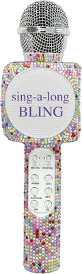 Sing-Along Bling Confetti Bling Bluetooth Karaoke Microphone