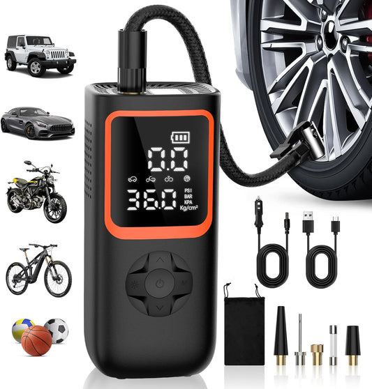 KOLTGOO 150PSI Cordless Air Pump - Fast Inflation!