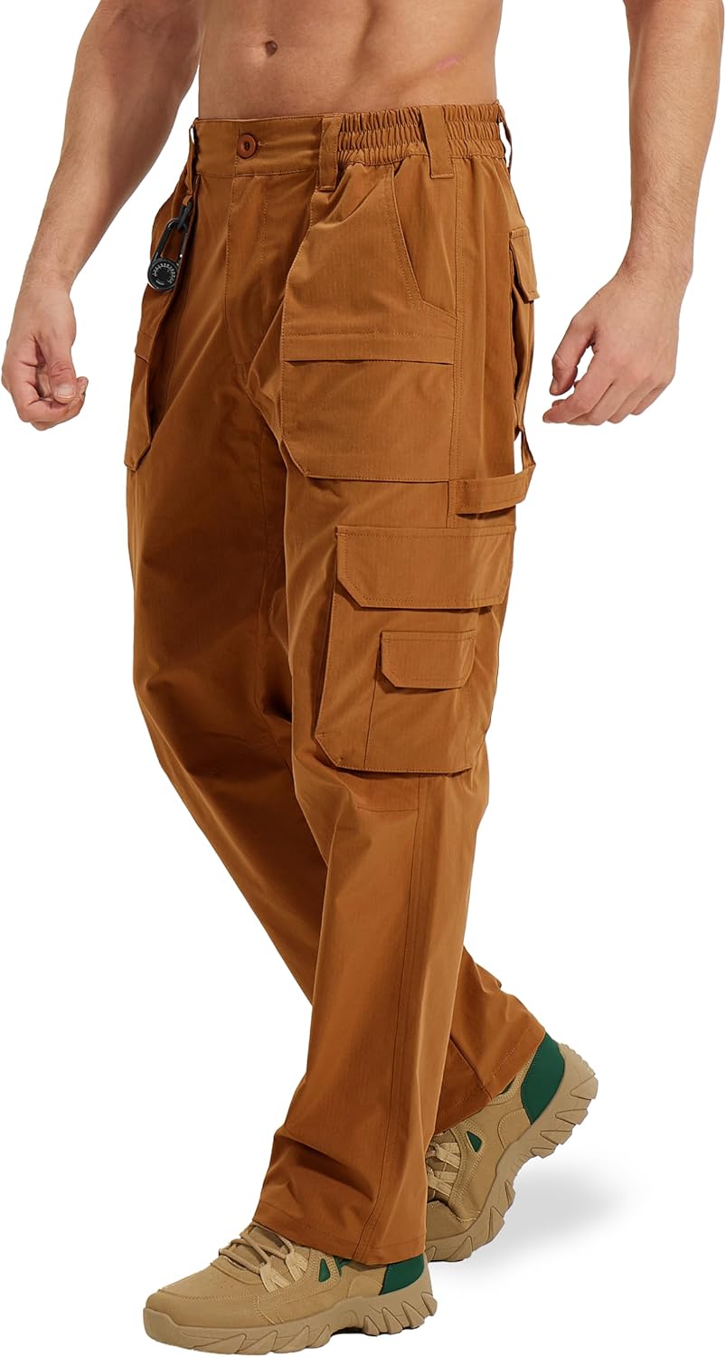 MOURCE Tactical Pants for Men - Lightweight Quick Dry Cargo Pants