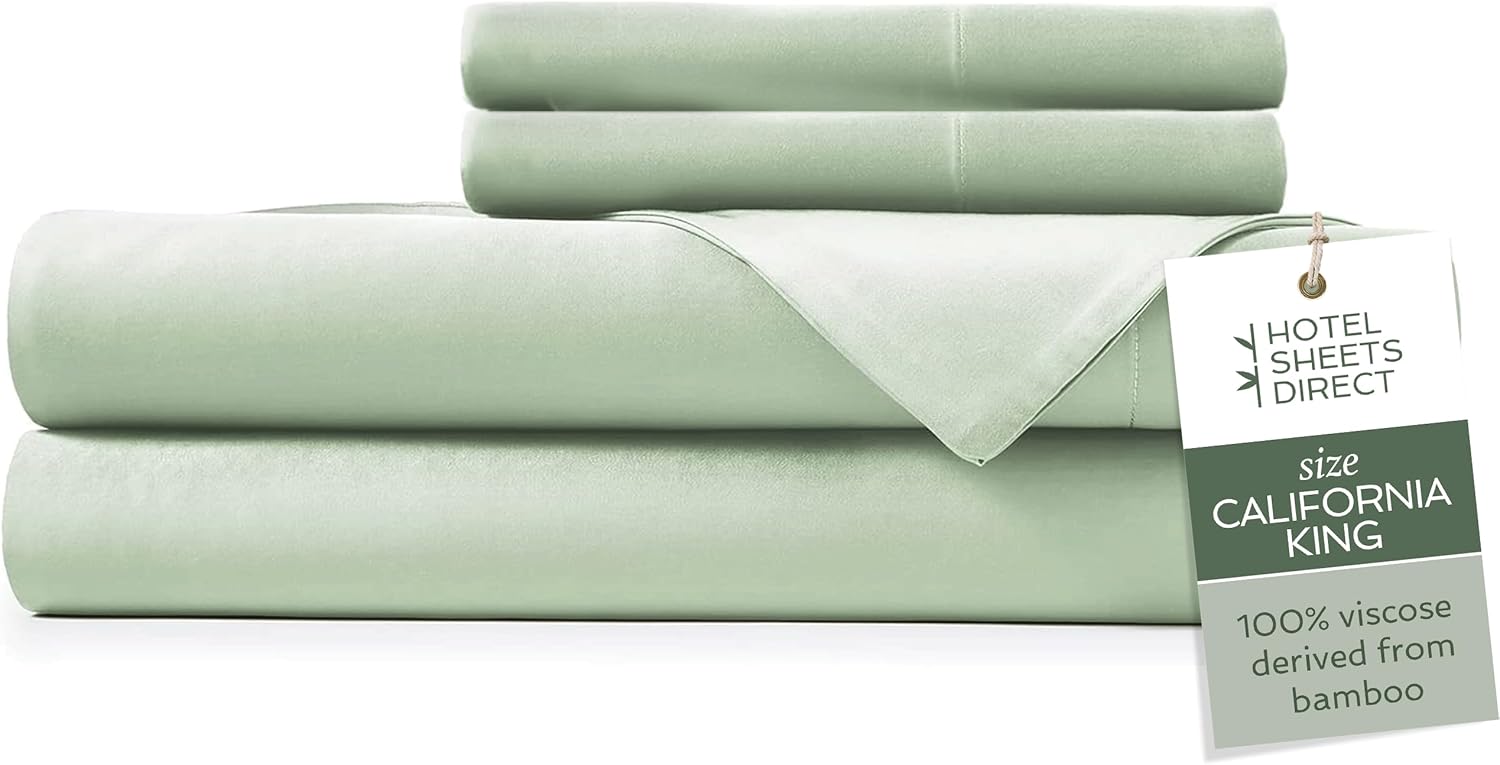 California King Bamboo Bed Sheet Set for Luxurious Comfort