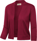 Stylish 3/4 Sleeve Cropped Cardigan for Every Occasion