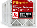 Filtrete 12x12x1 AC Furnace Air Filter MERV 11 - Reliable 3-Month