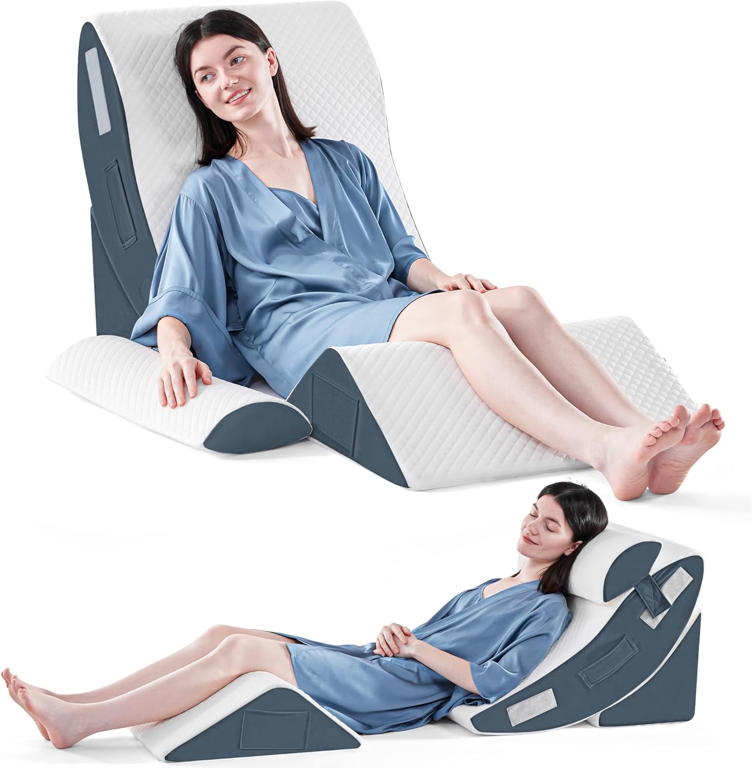 Yojoker Orthopedic Bed Wedge Pillow Set for Pain Relief
