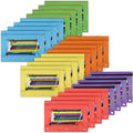 YoeeJob Pencil Pouch for 3 Ring Binder - 24 Packs in 6 Colors