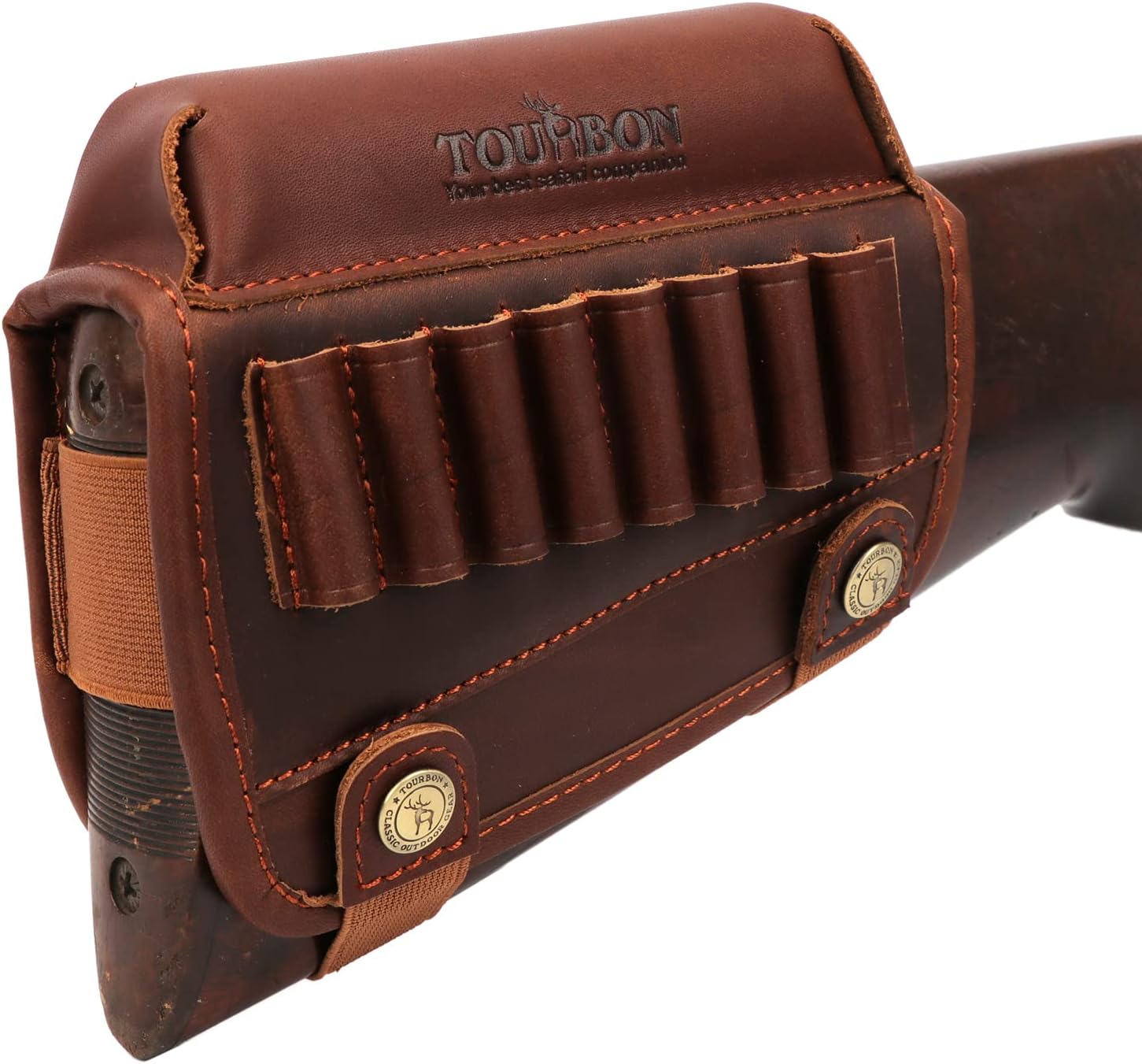 Tourbon Leather Buttstock Cheek Rest with Shell Holder Review