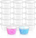XINGLIAN 400 Pieces Clear Small Plastic Containers with Lids