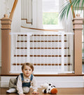 Cumbor 29.7-48 in Baby Gate for Stairs - Auto Close Safety Gate