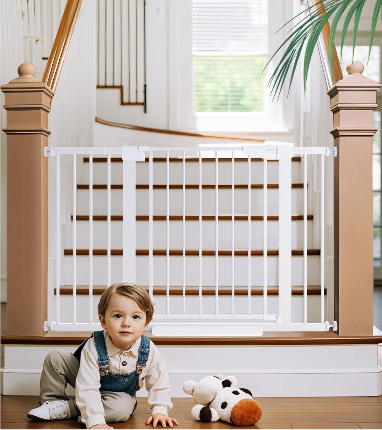 Cumbor Baby Gate for Stairs - Award-Winning Safety for Pets