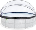 192 in Round Pool Dome Enclosure - Weatherproof, Heat Retaining Cover