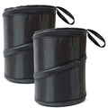 Car Trash Can 2 Pack - Collapsible 1 Gallon Waterproof Car Garbage Bin