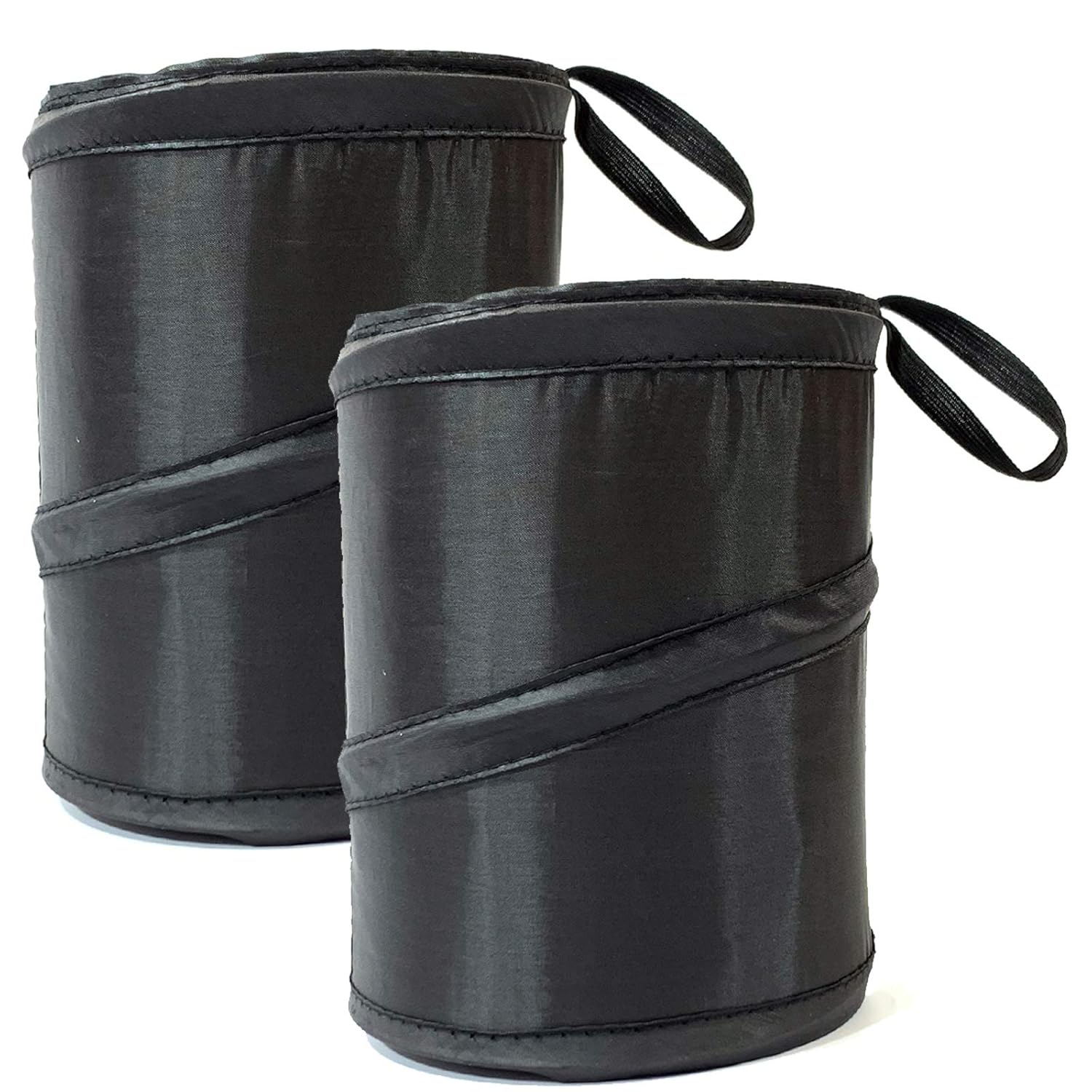 Kitbest 2 Pack Car Trash Can - Mini Portable Waste Bin