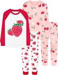DAUGHTER QUEEN Girls 4 Piece Cotton Pajamas Size 18
