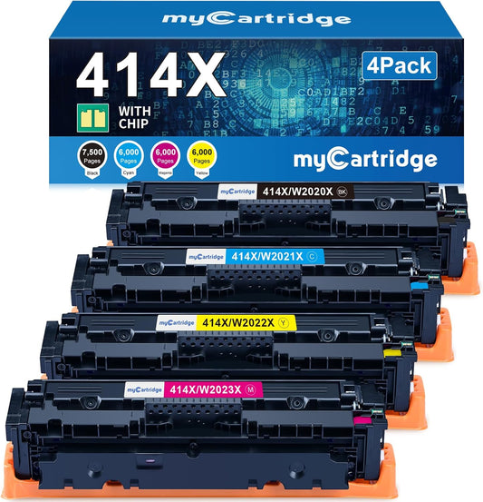 High Yield 414X Toner 4-Pack for HP M479 & M454