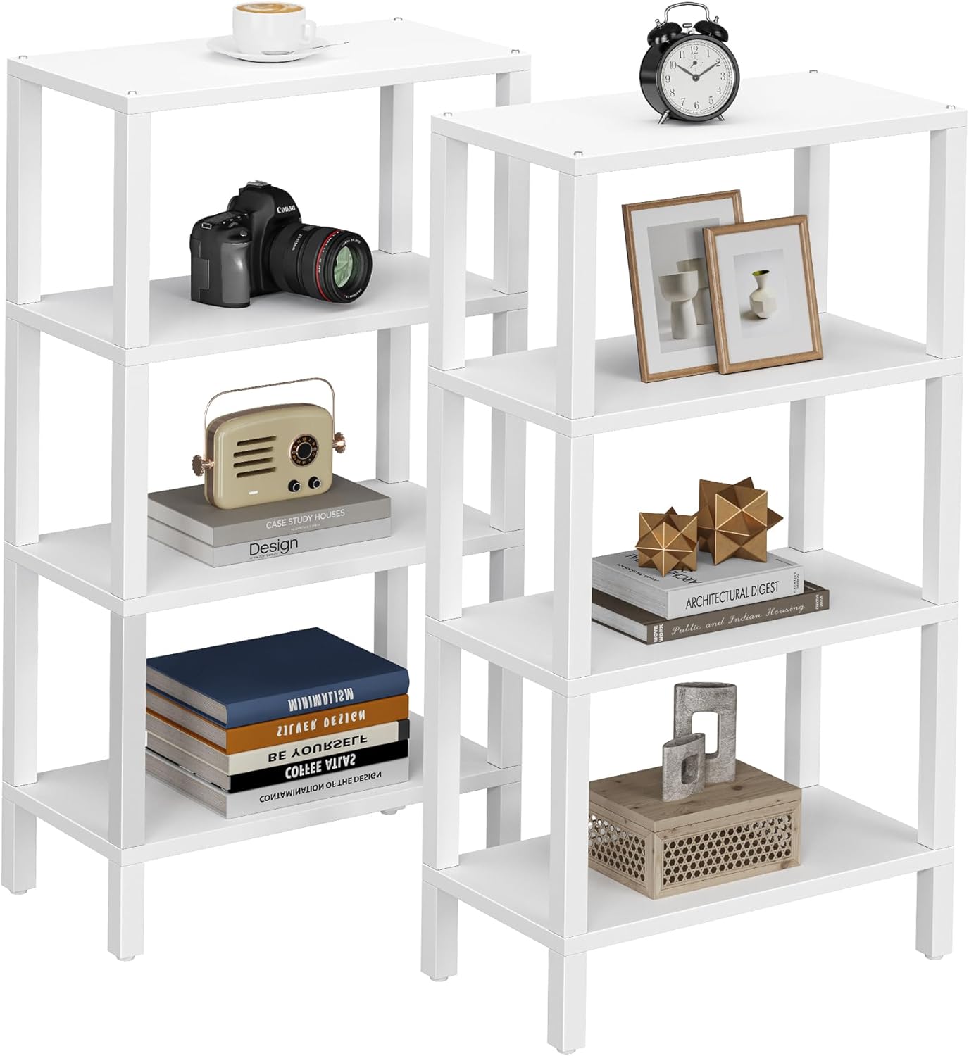 TUTOTAK Small Side Table for Narrow Spaces and Living Rooms