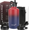 Insulated Water Bottle 32oz 40oz 64oz 128oz - Vacuum Cold 24h Hot 12h