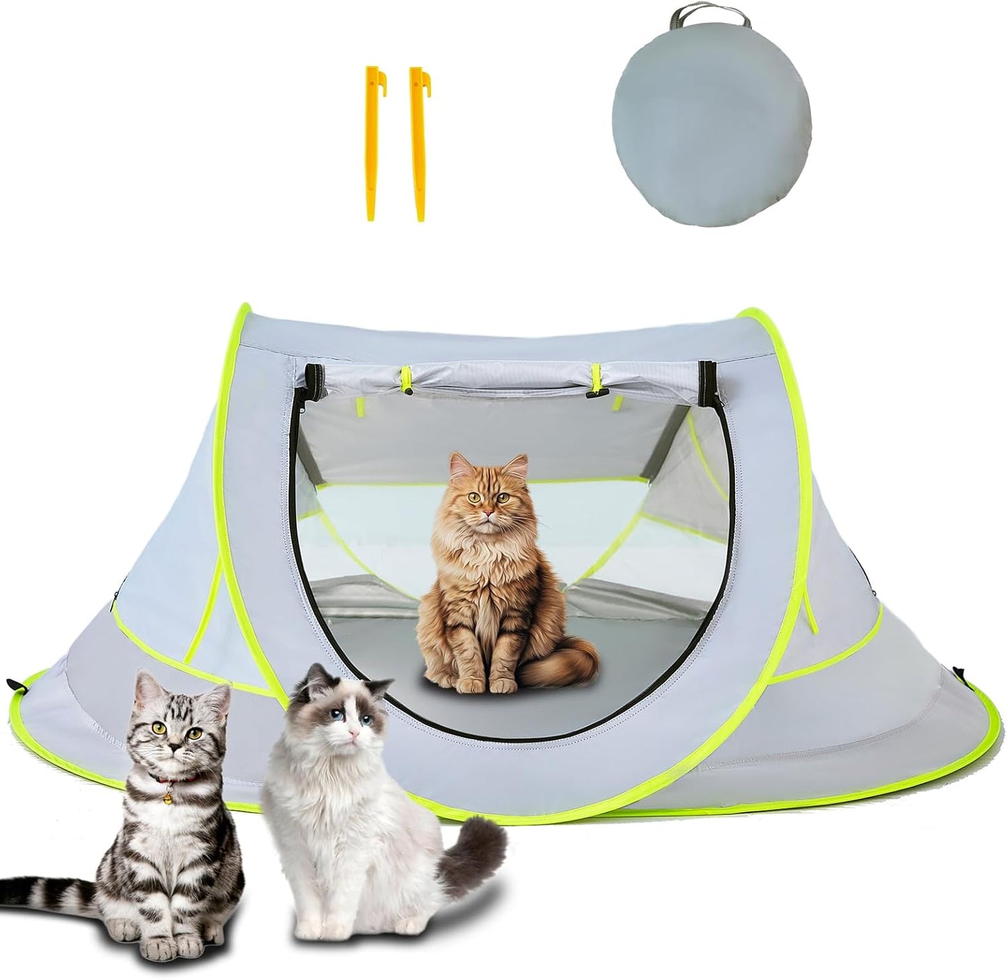 Portable Sunshade Cat Tent for Outdoor Fun