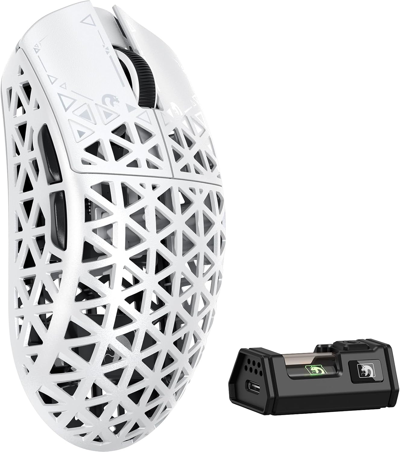 M5 Ultra Carbon Fiber Wireless Gaming Mouse for Pro Gamers