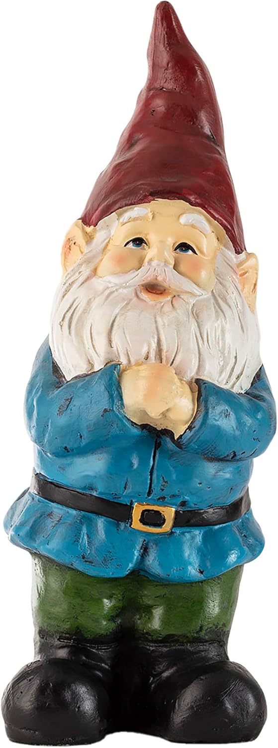Classic Outdoor Garden Gnome Statue for Enchanted Yard Decor