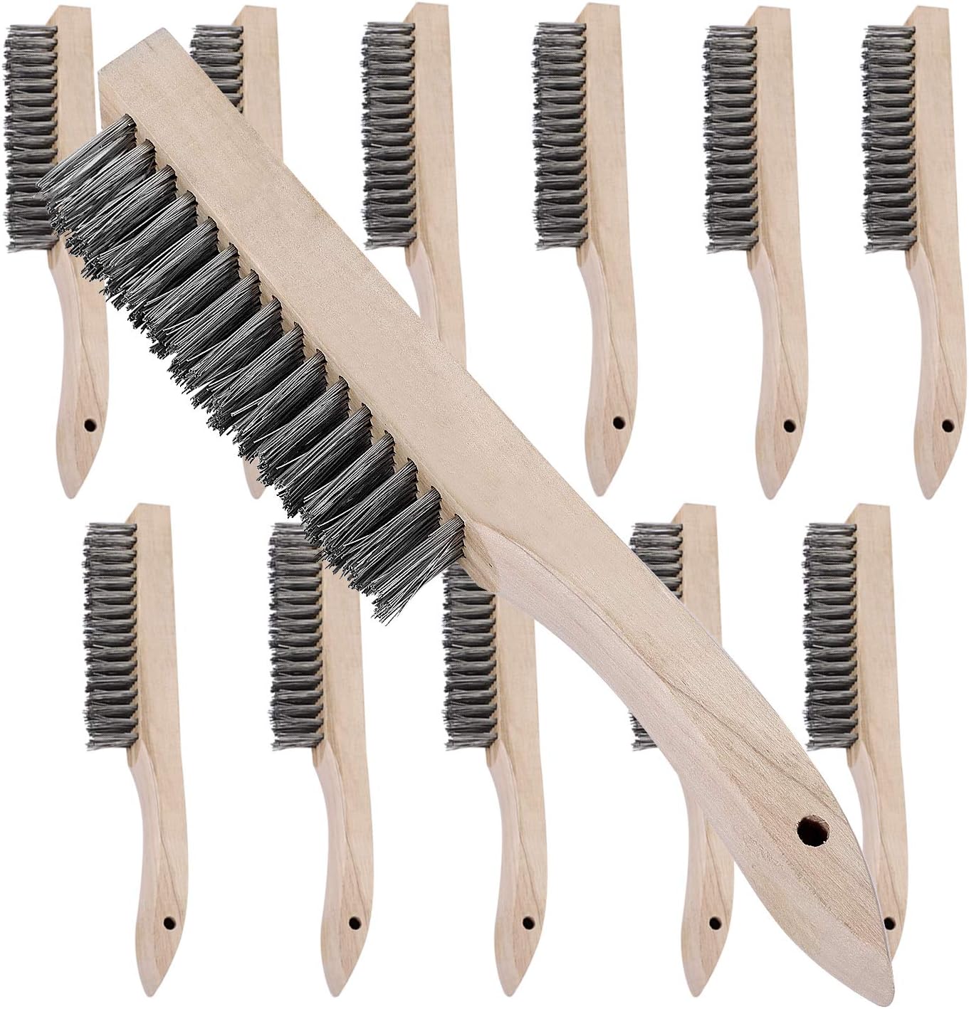 Multi-Purpose Wire Scratch Brush Set for Cleaning and Rust