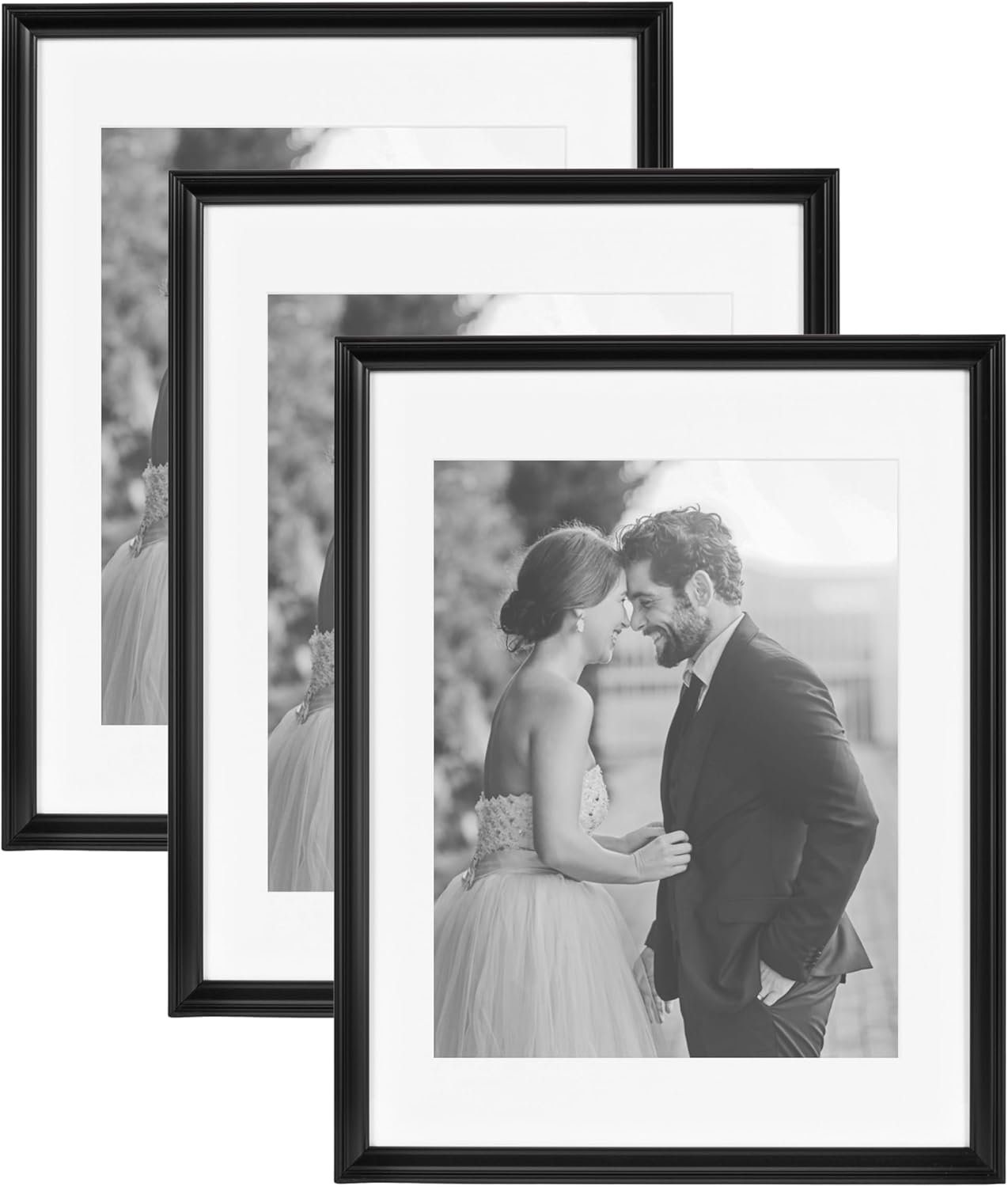 Adlynn Rectangle Picture Frame Set of 3 for Gallery Wall Decor