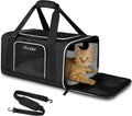 Pet Carrier 17x13x9.5 Black - Southwest Airline Approved Soft Carrier