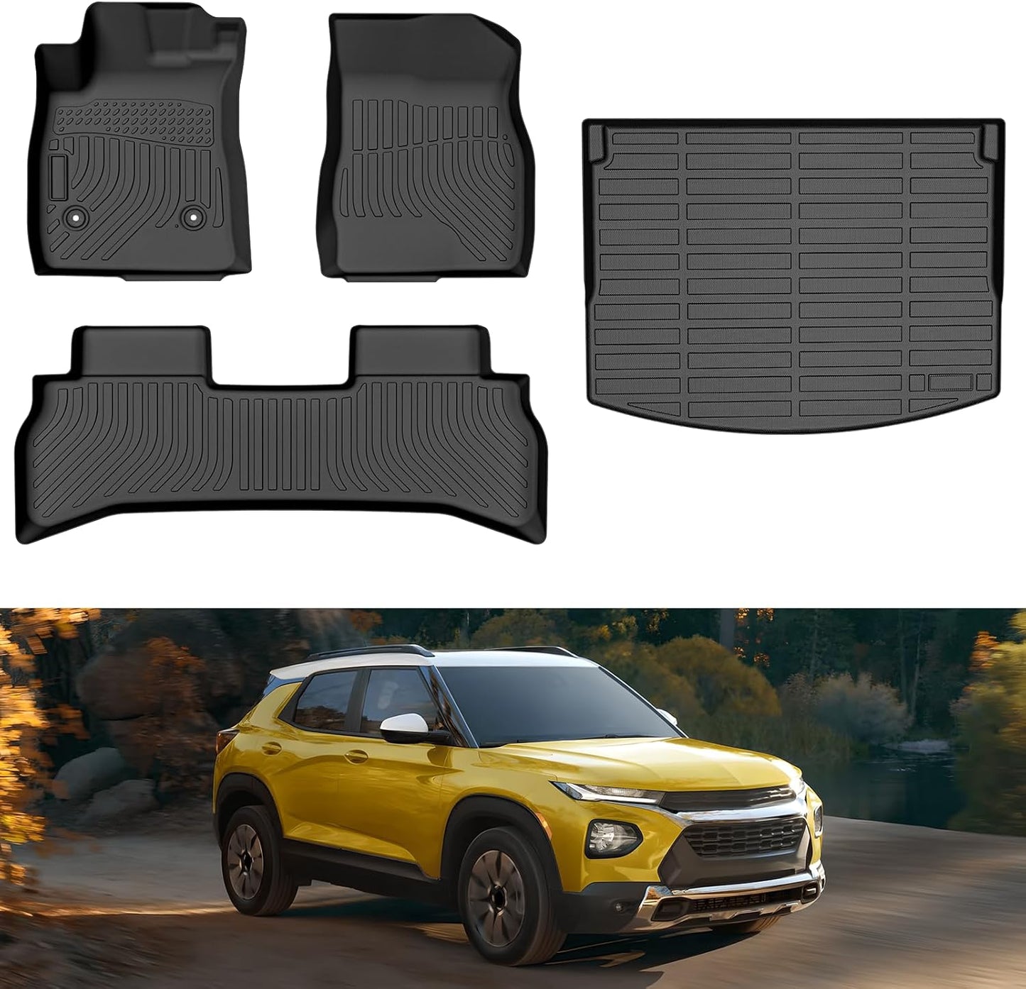 Custom Fit Floor Mats for Chevy Trailblazer FWD 2021-2025