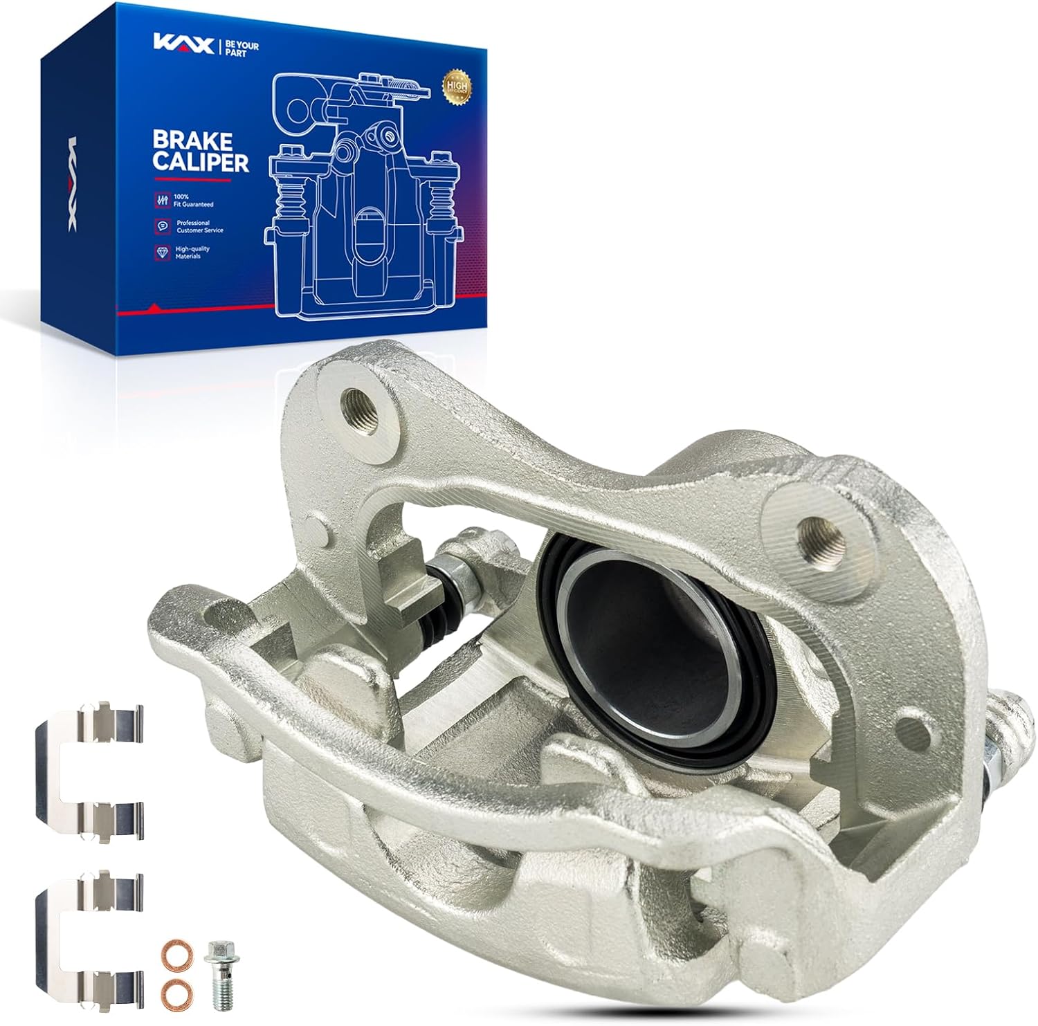 KAX Disc Brake Caliper Assembly for 2005-2010 Kia Sportage