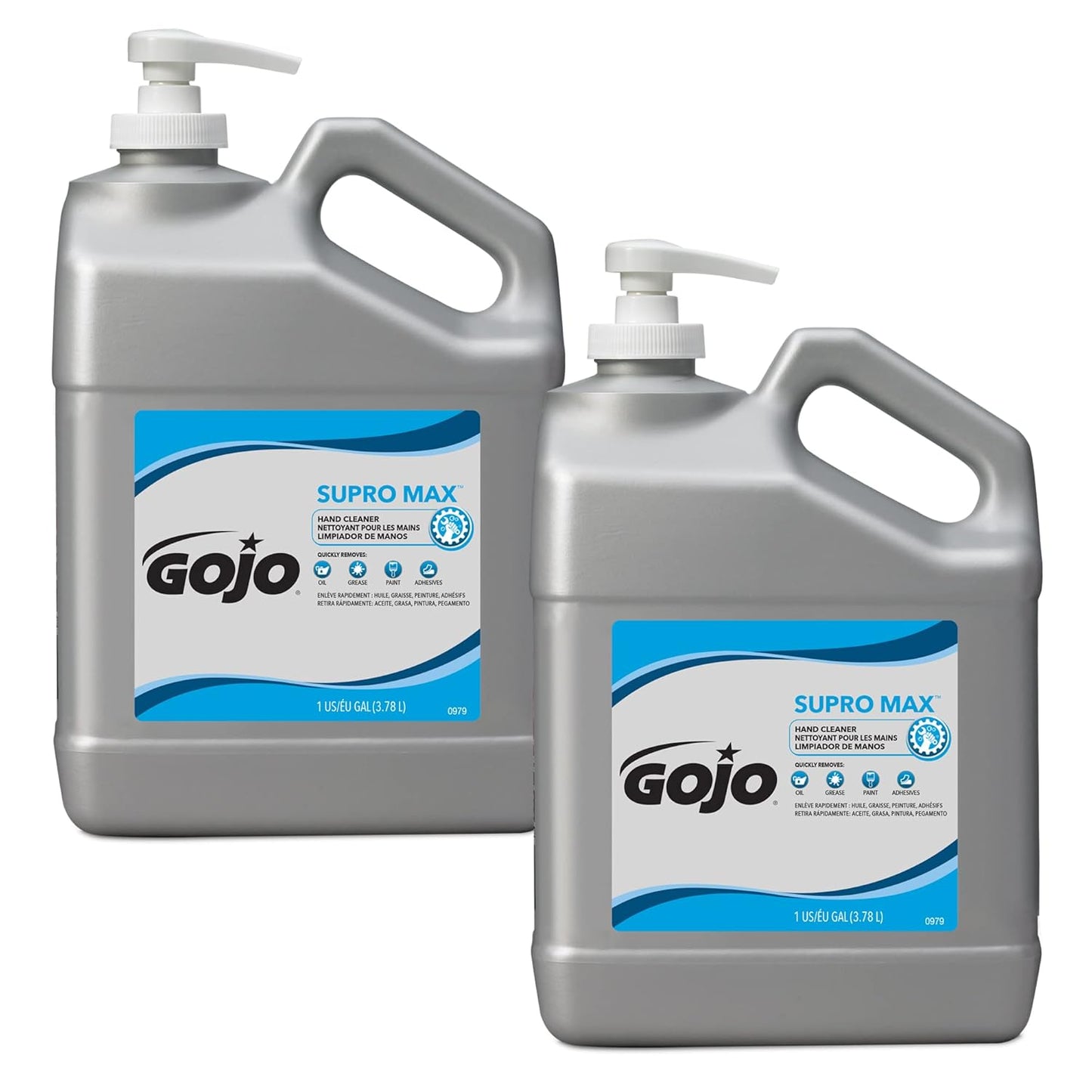 GOJO SUPRO MAX Heavy-Duty Hand Cleaner with Gentle Scrubbers