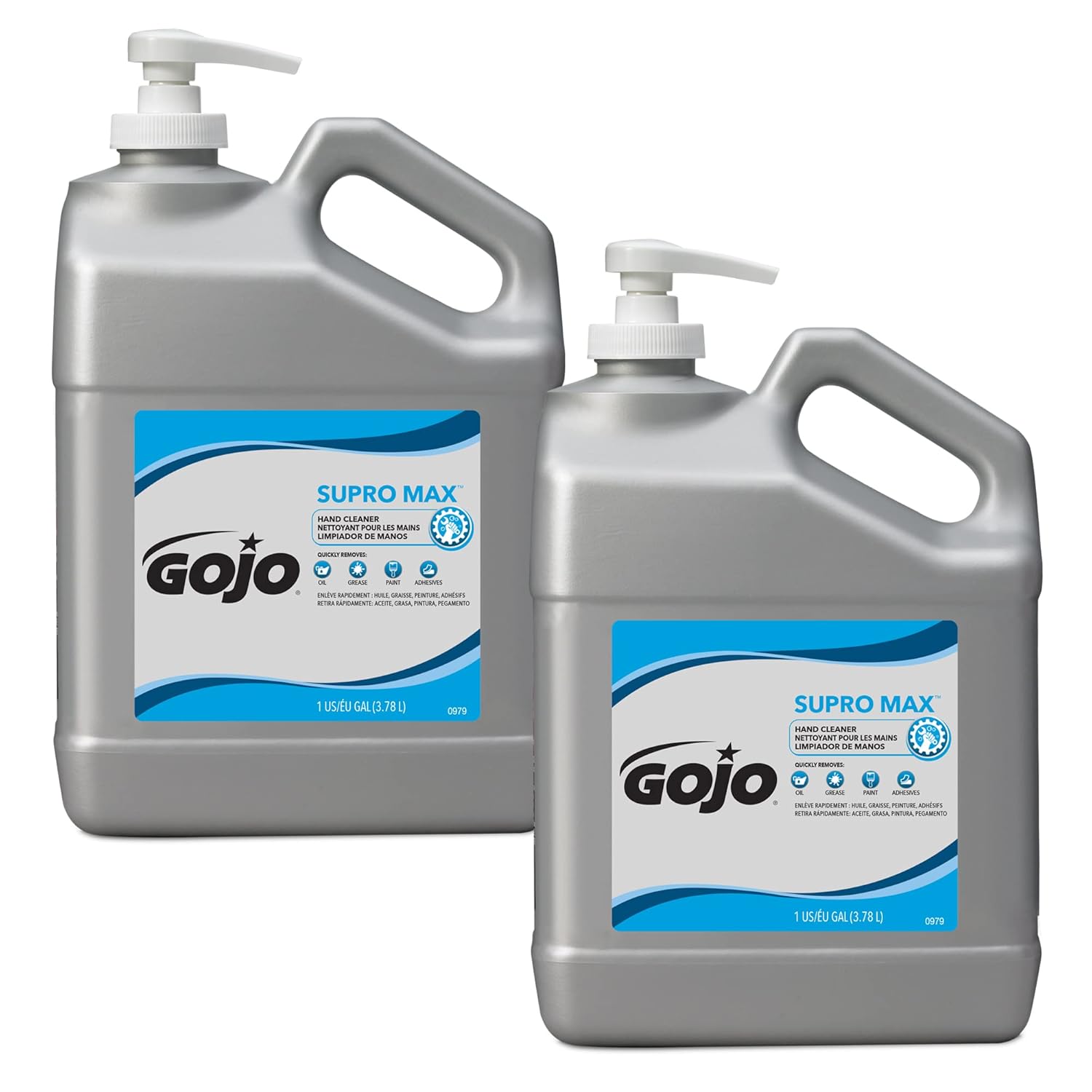 GOJO SUPRO MAX Heavy-Duty Hand Cleaner with Gentle Scrubbers