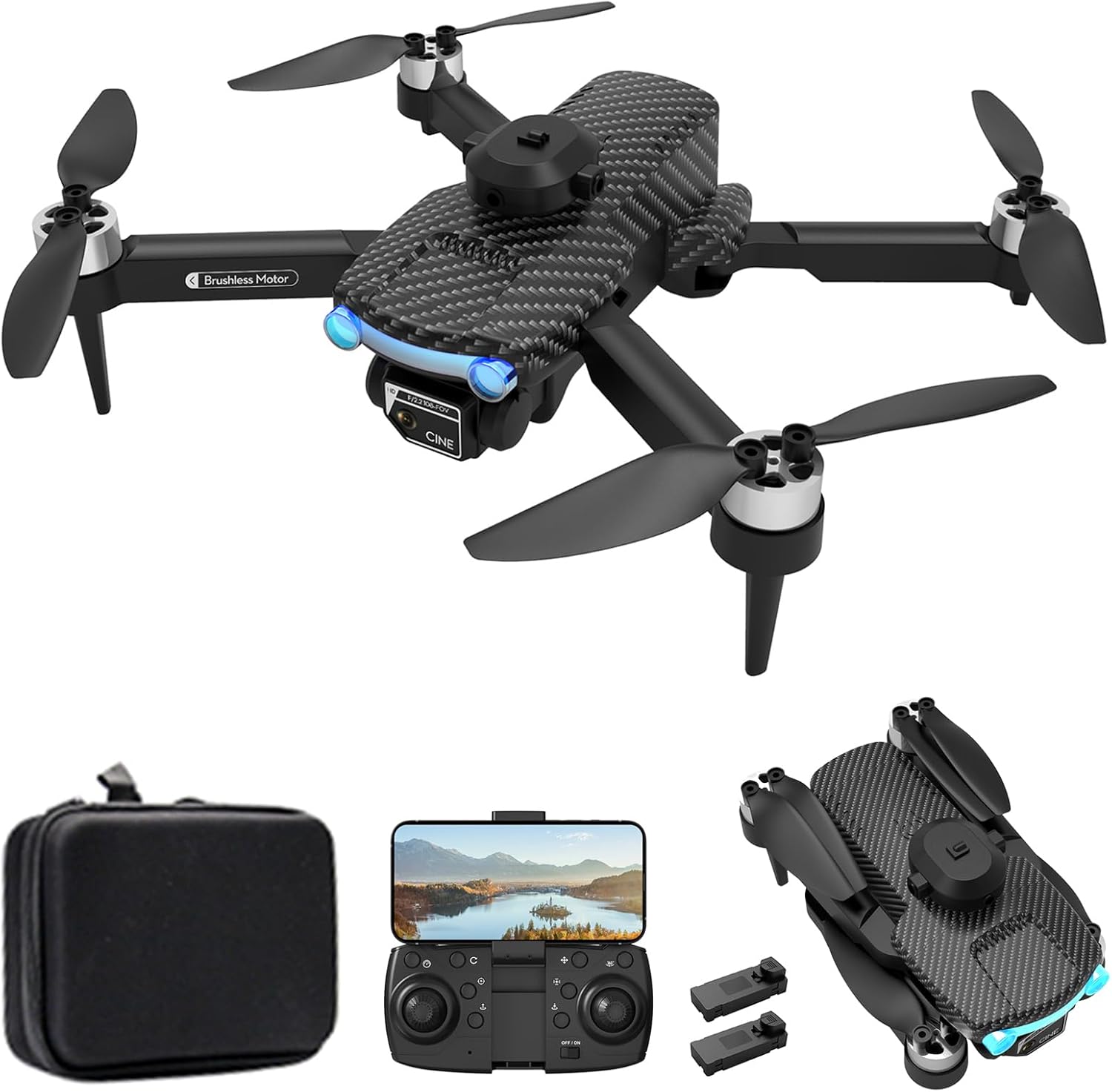 8K HD Camera Drone | Brushless Motor | Obstacle Avoidance