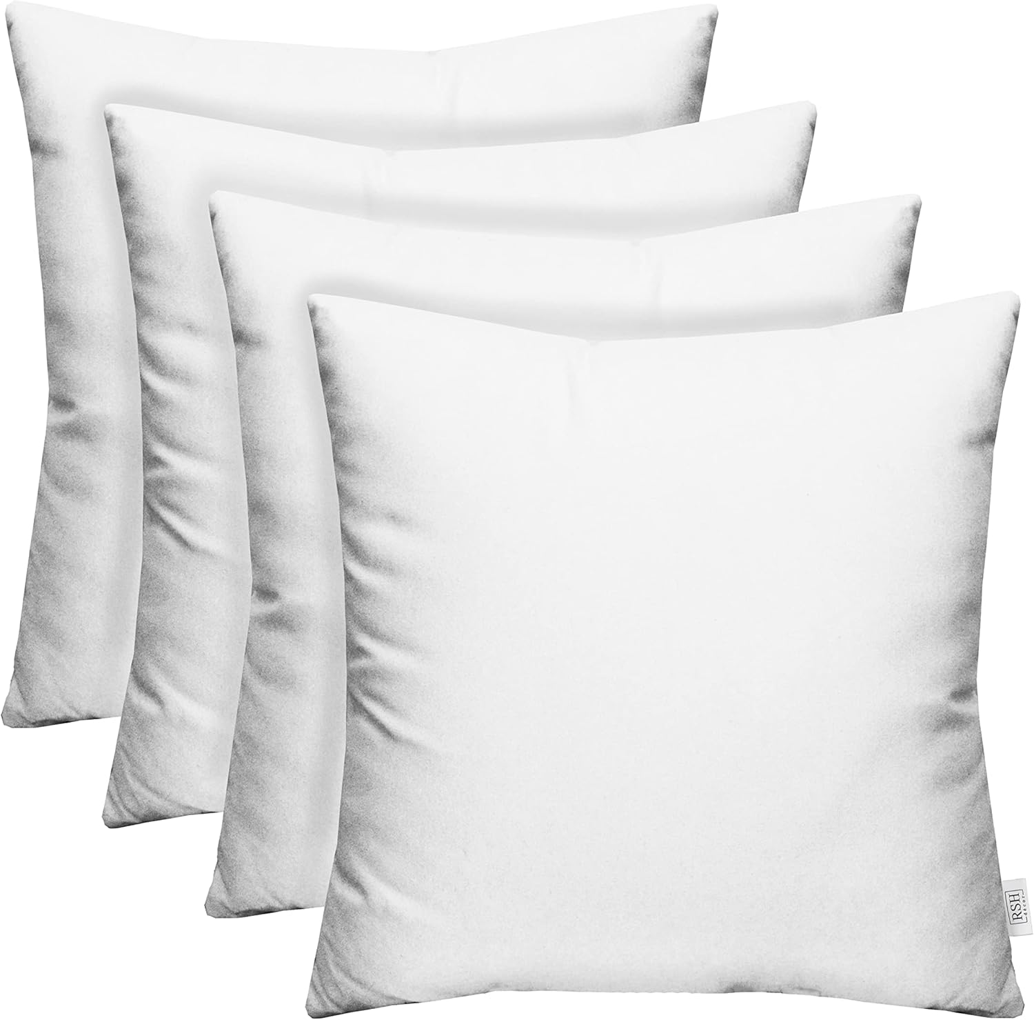 Sunbrella Square Outdoor Throw Pillows Set of 4 | 17in x 17in