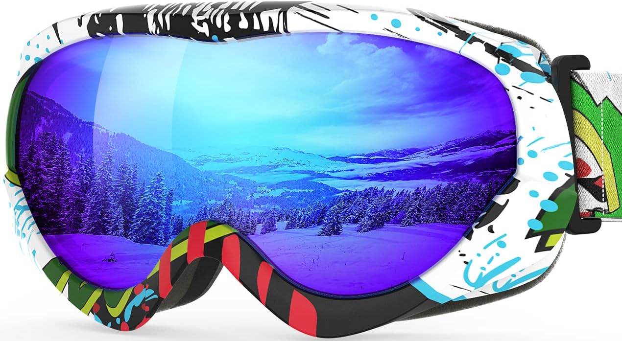 OutdoorMaster Kids Ski Goggles for Boys & Girls with UV Protection