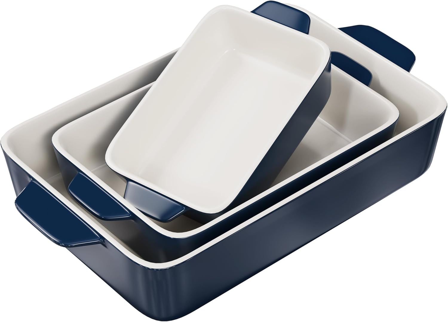 Kook Casserole Dish Set - Versatile Ceramic Baking Pans