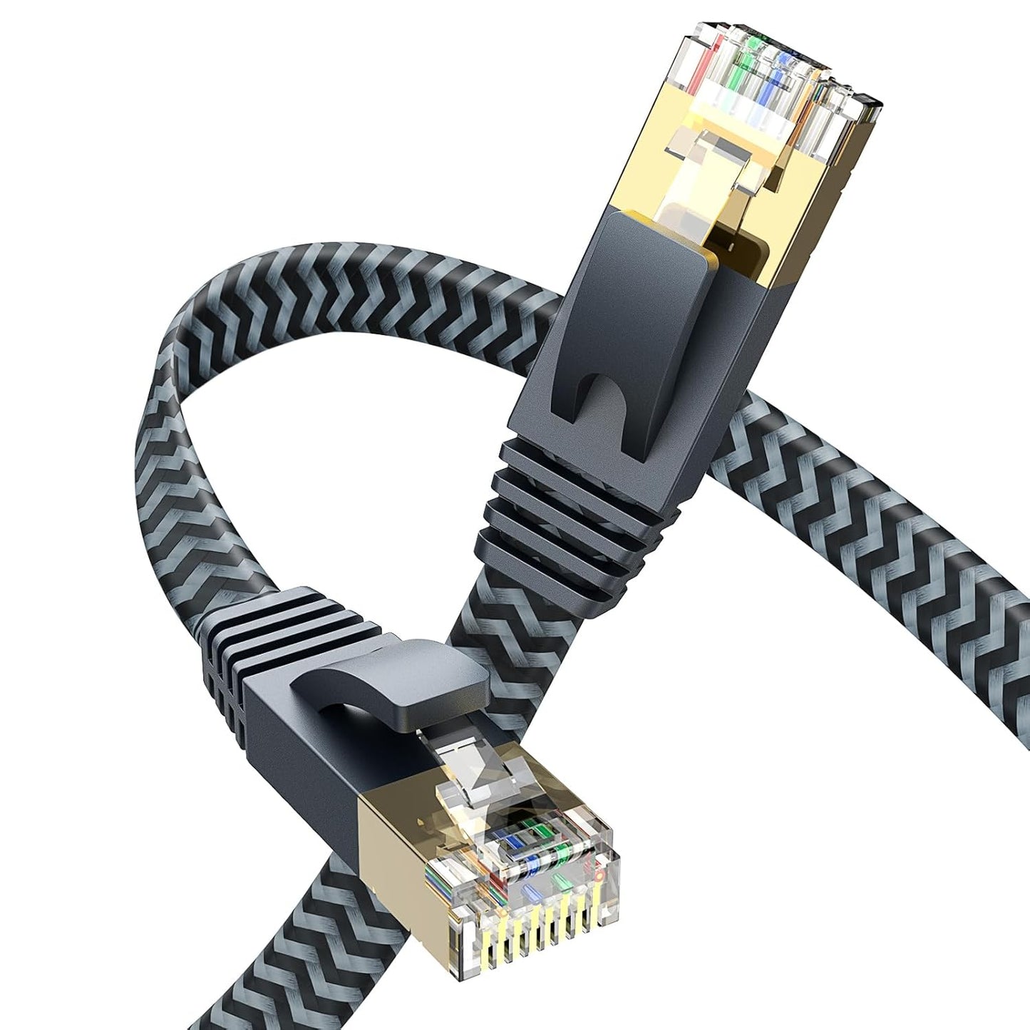 15ft Cat 7 Ethernet Cable: High-Speed & Tangle-Free!