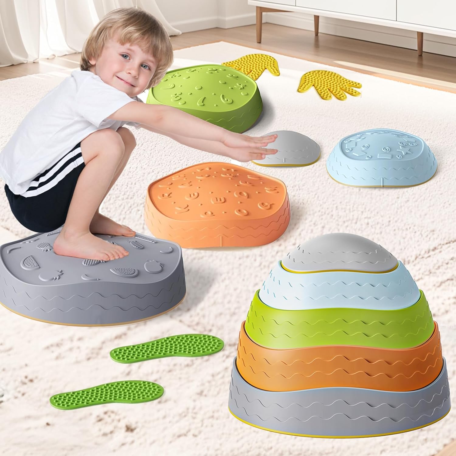 Balance Boost: Sensory Stepping Stones for Kids