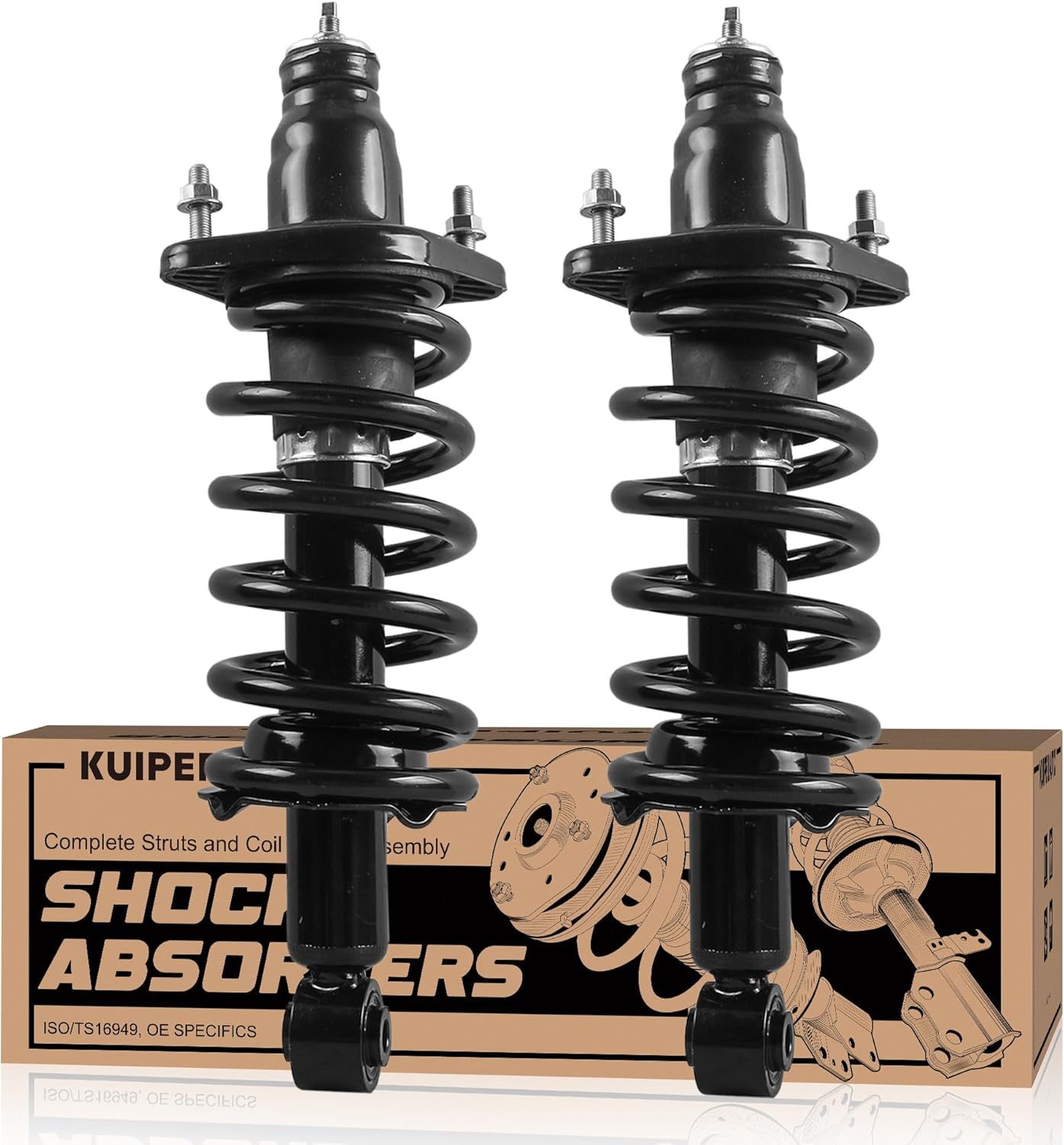 2X Rear Complete Struts Coil Springs Assembly for Honda CR-V