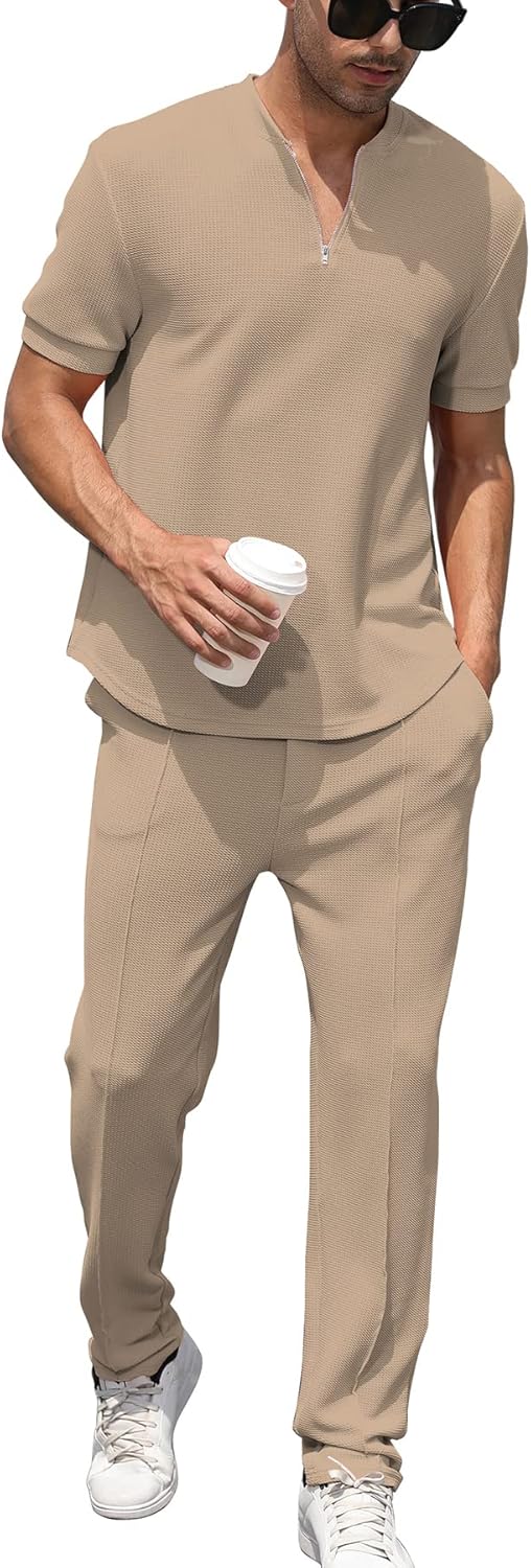 Fashion Men's Tracksuits 2 Piece Set for Casual Athletic Wear