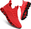 Men's Slip On Blade Sole Running Sneakers - Breathable Comfort