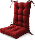 Rocking Chair Cushion Set with Tufted Back and Seat - Indoor Comfort
