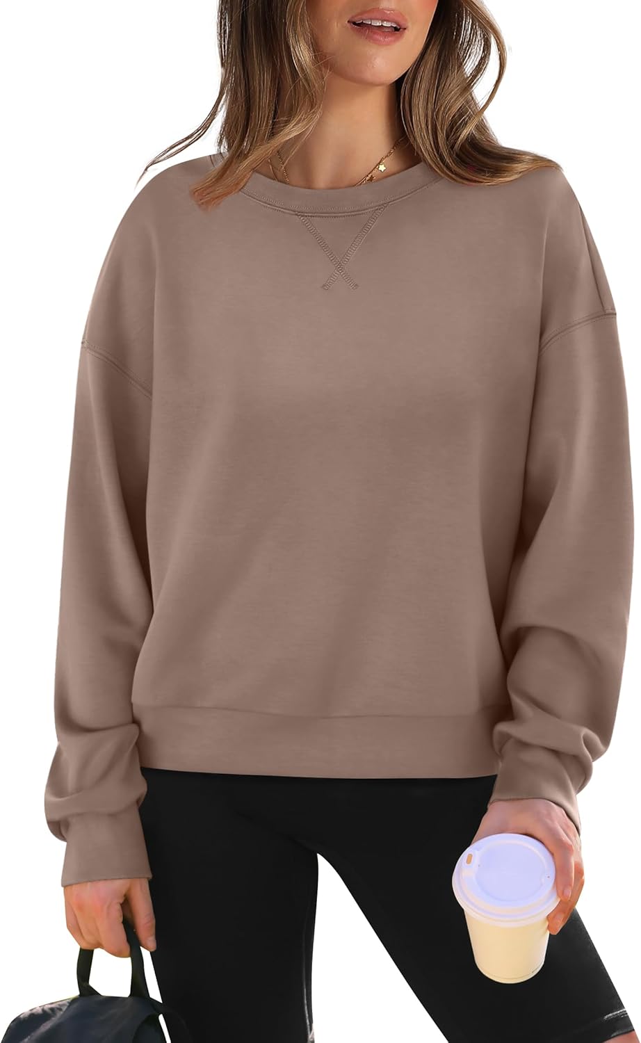 Womens Long Sleeve Crop Tops Lightweight Sweatshirts for Fall