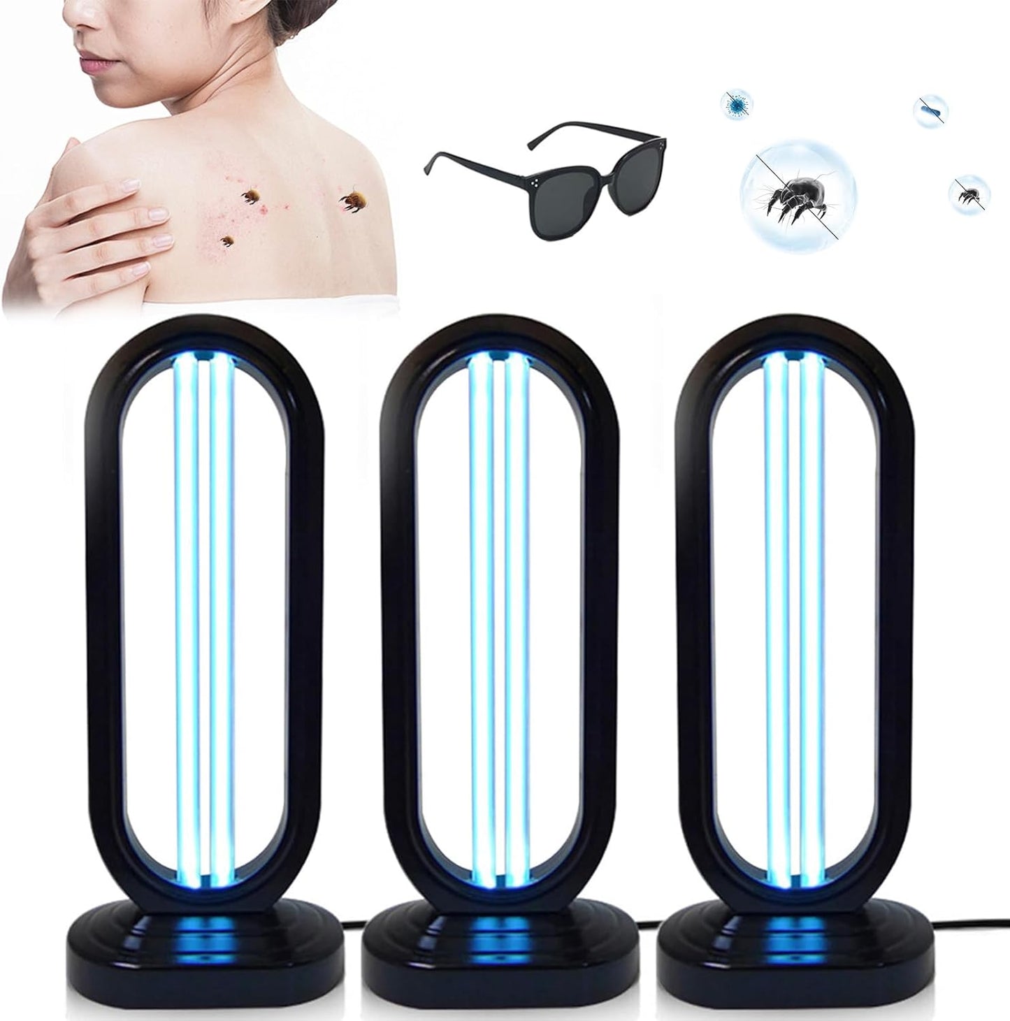 Lumivyx HaloClean UV Bed Lamp - 2024 New Generation Lighting