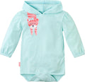 UV SKINZ Baby Girl Hooded Sunzie UPF 50+ Protection - Bamboo Knit