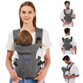 Baby Carrier Cloth Grey - Ergonomic Newborn to Toddler Carrier