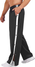 Tear Away Basketball Pants for Men - High Split Snap Casual Sweatpants